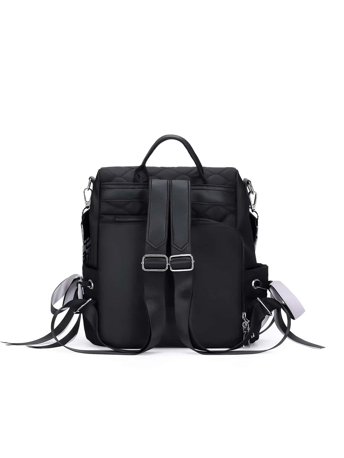 Lightweight Multi-Pocket Dual-Shoulder Backpack for Women, Also Can Be Used as Coin Purse, Casual Anti-Theft Bag for Ladies and Grad Students, Can Be Converted into Shoulder Backpack for Mothers, Suitable for Elementary School, Middle School, College Freshmen and Sophomores, Graduates, Ideal for Shopping, Traveling, Business, White-Collar Work, Novices, Perfect for Office Work and Commuting, Must-Have Item for Back-To-School Season.