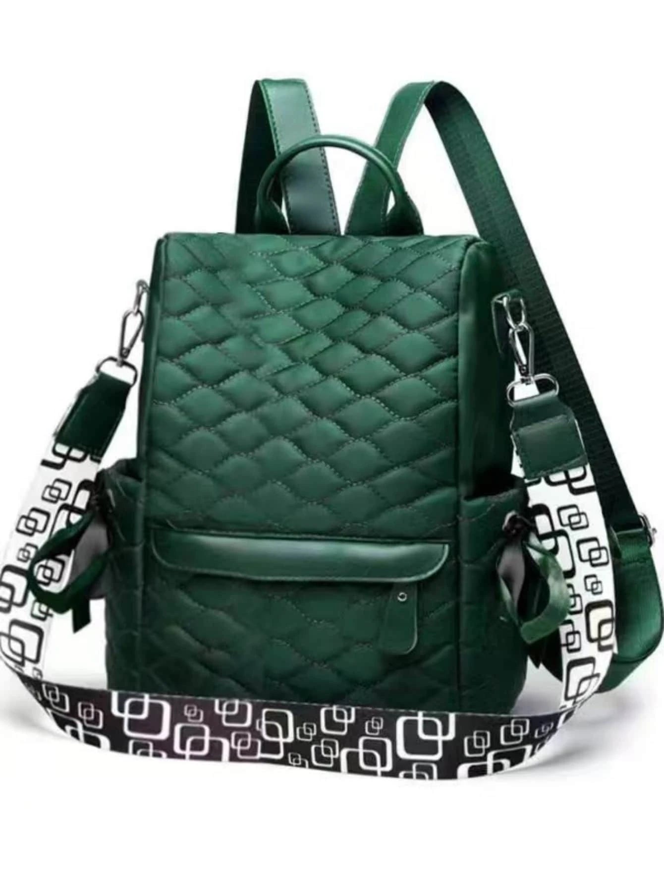 Lightweight Multi-Pocket Dual-Shoulder Backpack for Women, Also Can Be Used as Coin Purse, Casual Anti-Theft Bag for Ladies and Grad Students, Can Be Converted into Shoulder Backpack for Mothers, Suitable for Elementary School, Middle School, College Freshmen and Sophomores, Graduates, Ideal for Shopping, Traveling, Business, White-Collar Work, Novices, Perfect for Office Work and Commuting, Must-Have Item for Back-To-School Season.